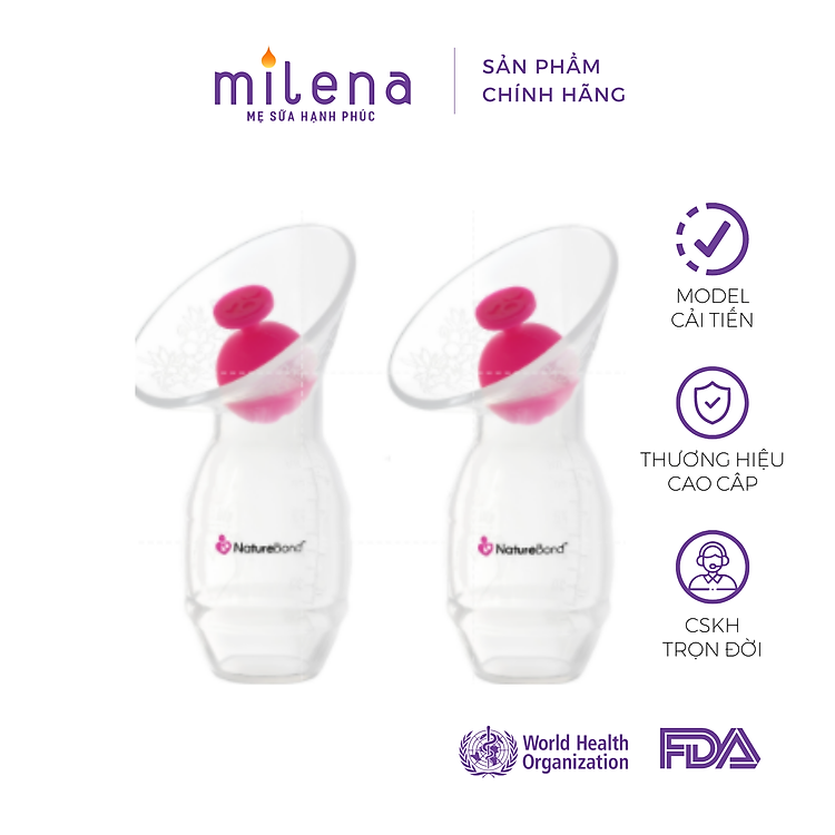 Tìm mua tại Avakids:Cốc Hứng Sữa Silicon NatureBond - Chống Đổ, tràn ngập Khuyến mãi, Ưu đãi