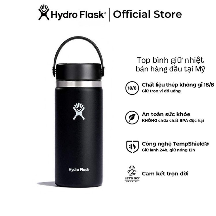 Bình giữ nhiệt Hydro Flask 16 OZ Wide Flex Cap LATAM | APAC ONLY - Hàng chính hãng(Season 2024)