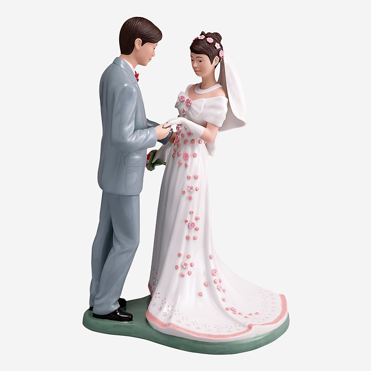 Tượng Hạnh Phúc Màu Gốm Sứ Minh Long F0011022