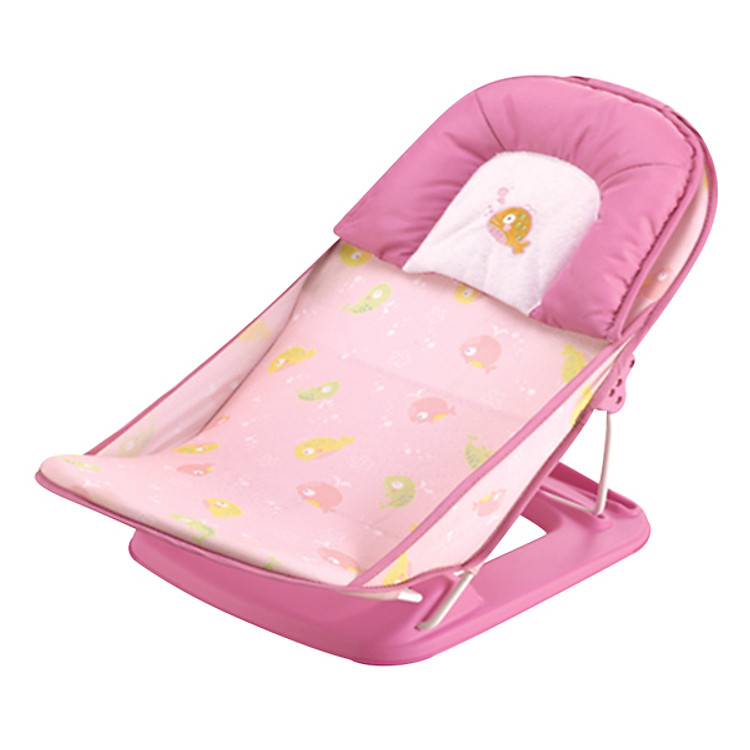 Ghế Nằm Tắm Có Tựa Đầu Trẻ Em Mastela 07360 - Hồng
