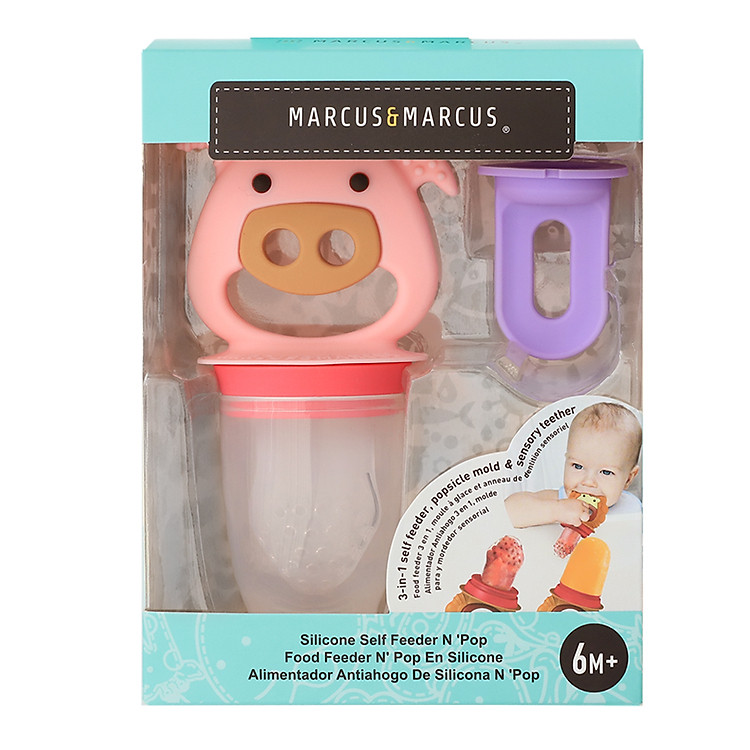 Túi nhai ăn dặm silicon Marcus & Marcus Chính hãng Giá tốt - Hình ảnh 3