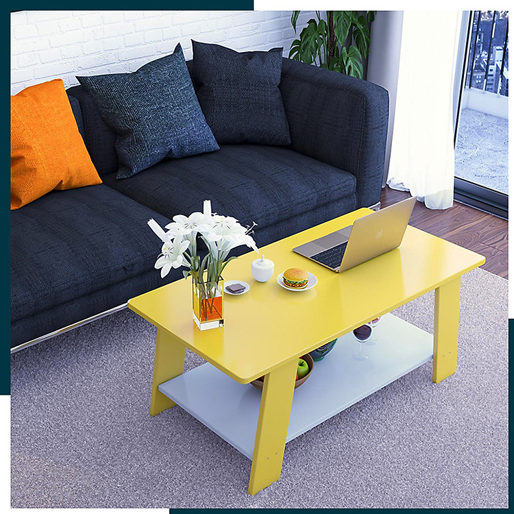 Bàn Trà Sofa Bàn Trà Cafe Hiện Đại 2 Tầng Đa Năng Tiện Dụng