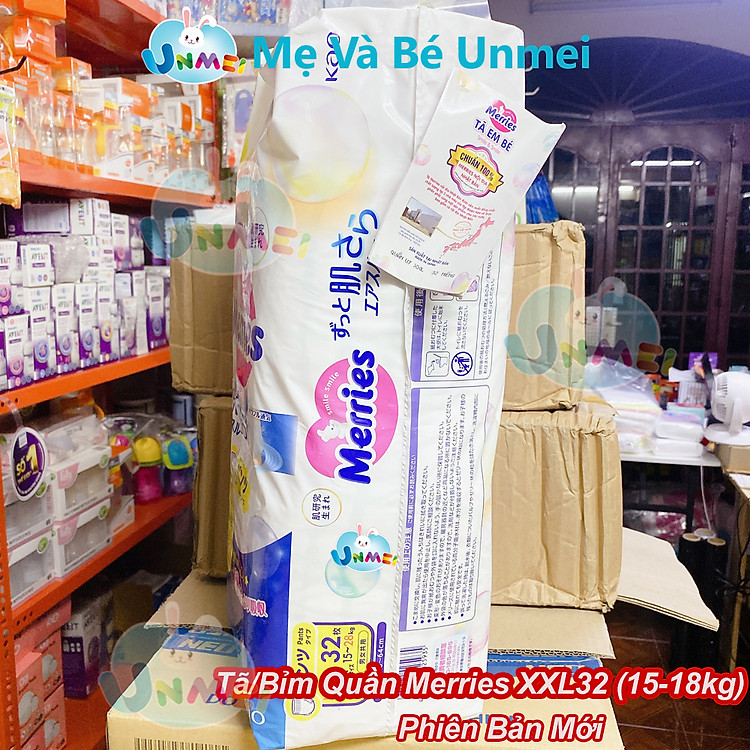 Mua Combo 2 Gói Tã Merries Jumbo XXL32 Đảm bảo Tiết kiệm - Hình ảnh 4