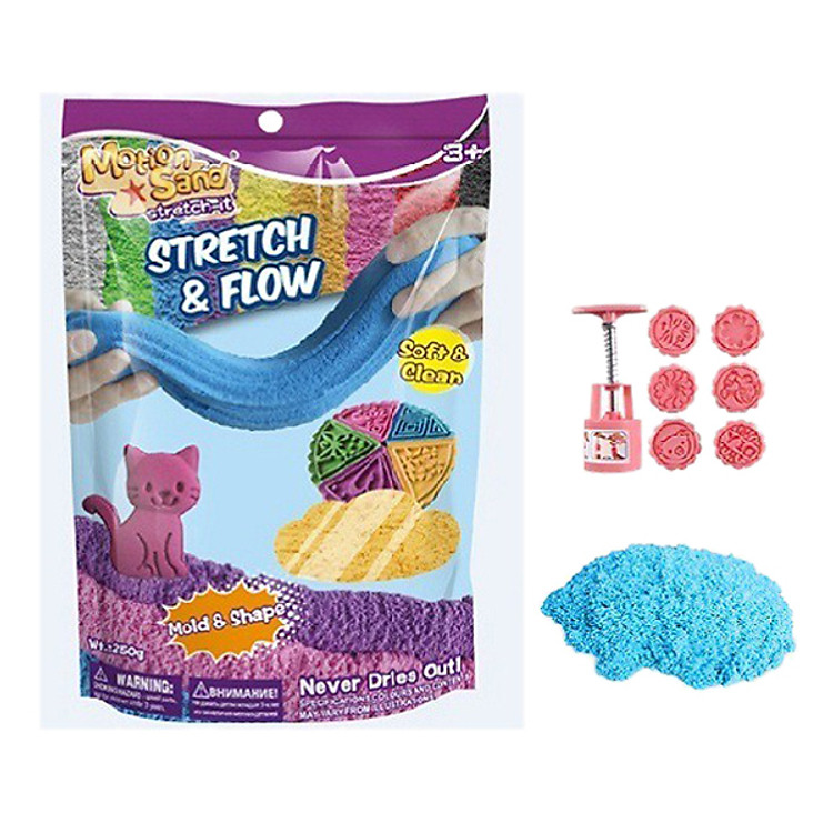 Đồ Chơi Motion Sand Cát Tạo Hình Siêu Nhẹ - Xanh Dương - MS-SIB