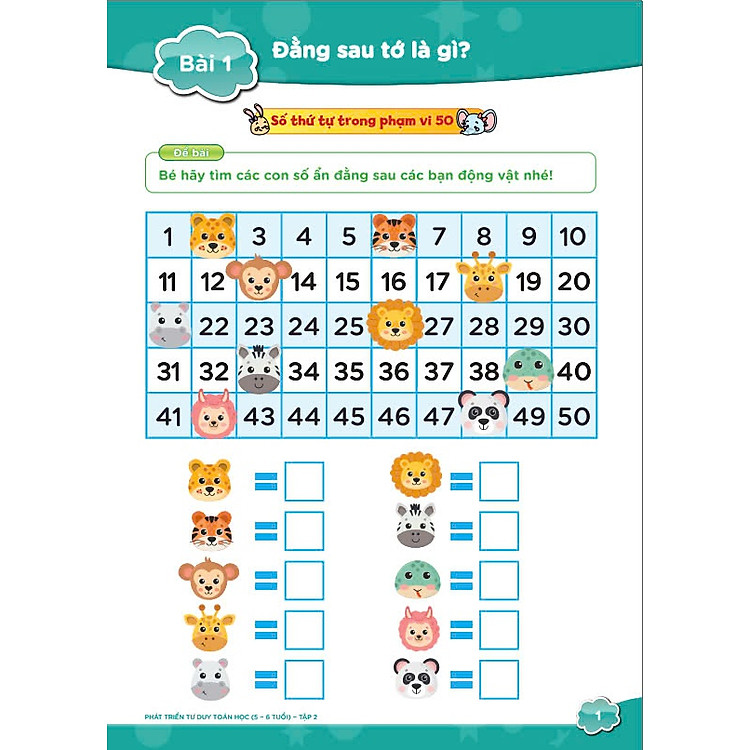 Phát Triển Tư Duy Toán Học 5-6 tuổi (Tập 1) - Ảnh 4
