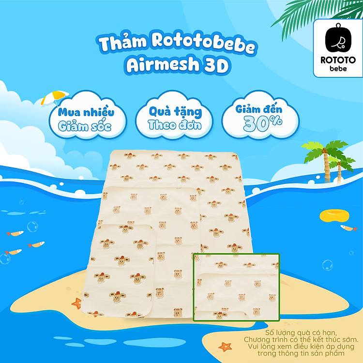 Tìm mua tại Avakids:Thảm Rototo Airmesh 3D cho chó, tràn ngập Khuyến mãi, Ưu đãi