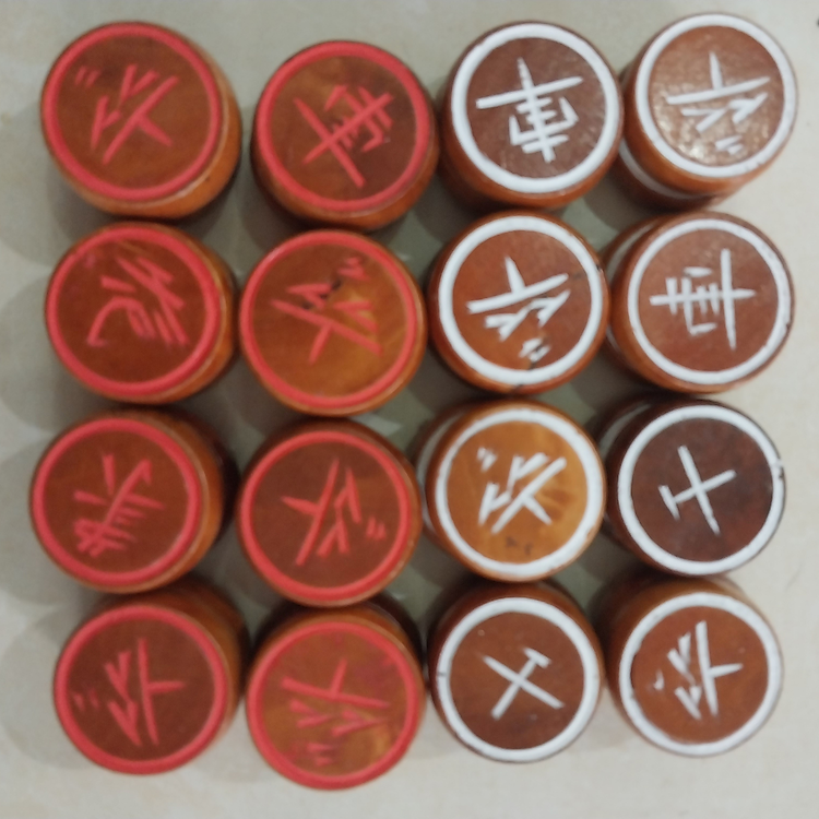 Quân cờ tướng gỗ nhãn cao cấp Chính hãng Giá tốt - Hình ảnh 5