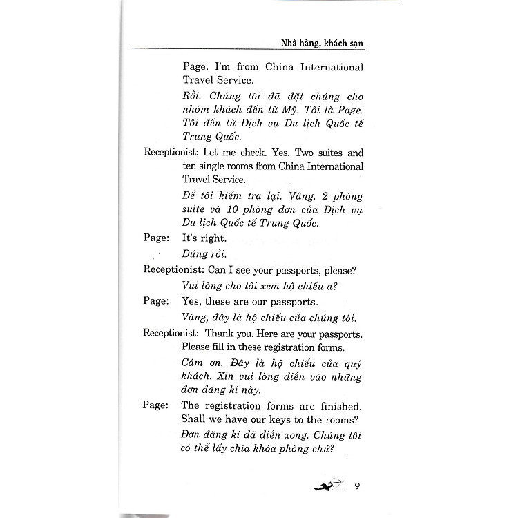 Tự Học Đàm Thoại Tiếng Anh Nhà Hàng - Khách Sạn - Ảnh 8