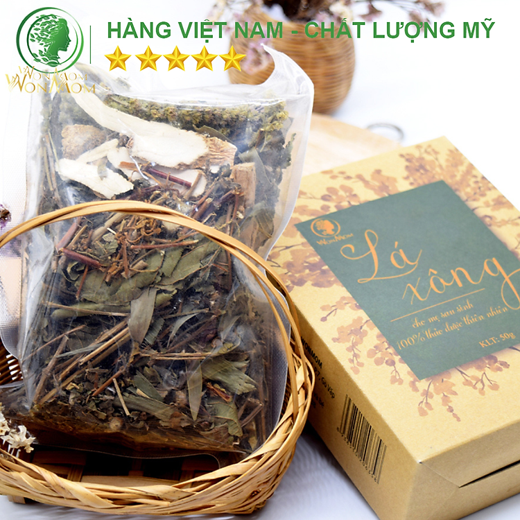 Combo 2 hộp lá xông Wonmom Chính hãng Giá rẻ - Hình ảnh 5