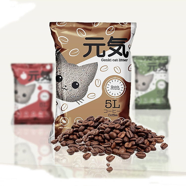 Cát vệ sinh cho mèo Genki 5L