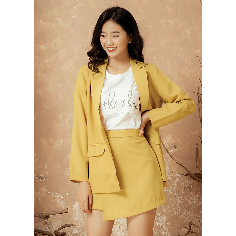 Áo Vest 2 Nút Bọc Gumac A12952