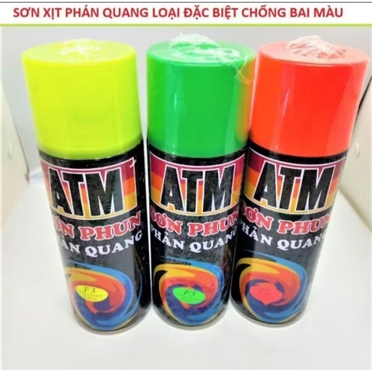 1 CHAI SƠN XỊT SÁNG PHẢN QUANG TRANG TRÍ MÀU SẮC CỰC ĐẸP