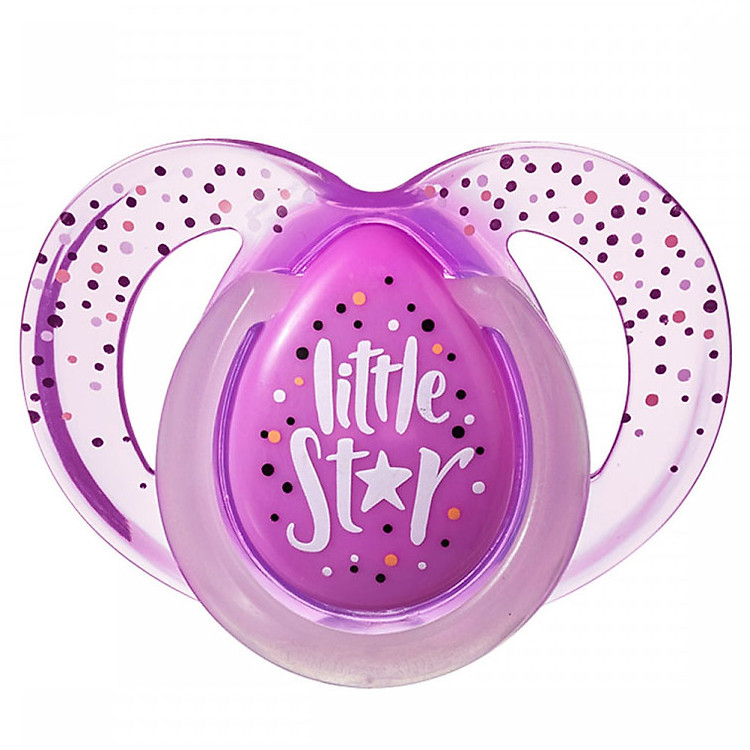 Ty ngậm dạ quang cho bé Tommee Tippee 6-18 tháng (vỉ 1 cái) - Night Time - Tím