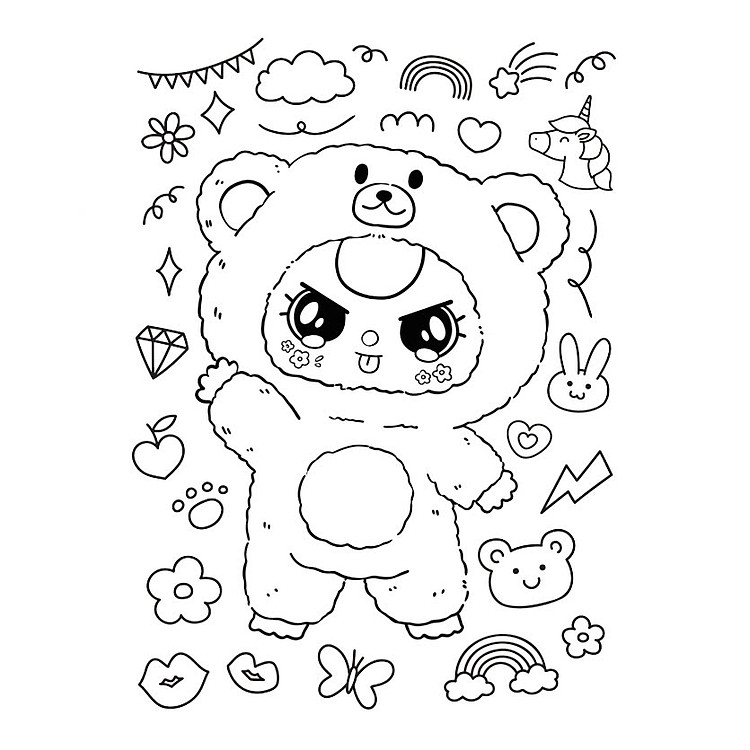 Thị trấn Baby Three - Sách tô màu - Ảnh 6