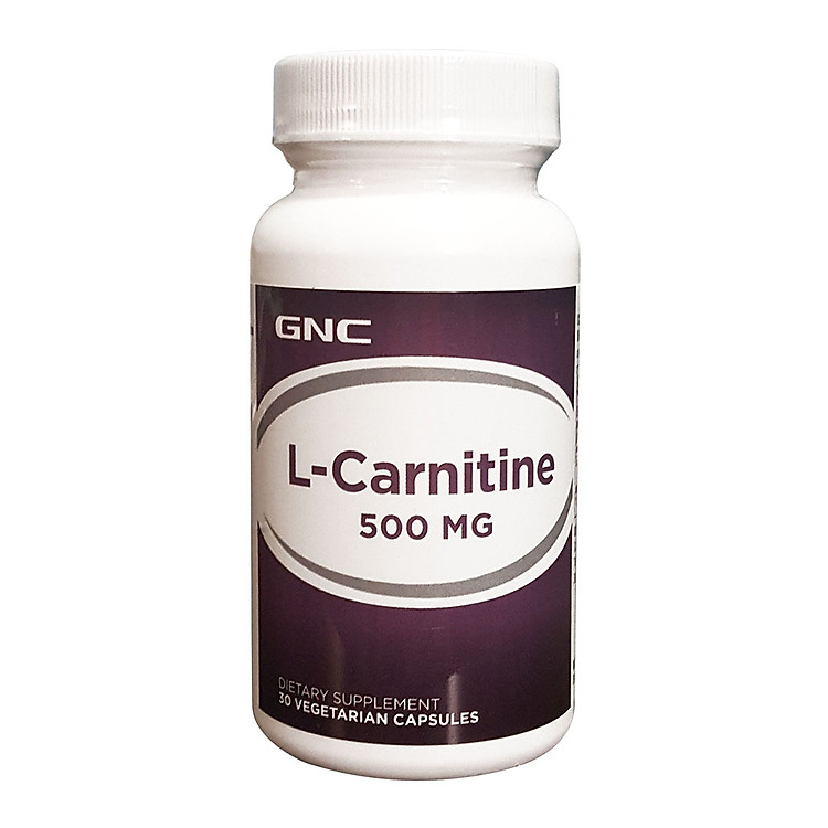 Thực Phẩm Chức Năng Hỗ trợ cho người luyện tập thể thao GNC L - Carnitine 500mg (30 viên/Hộp)