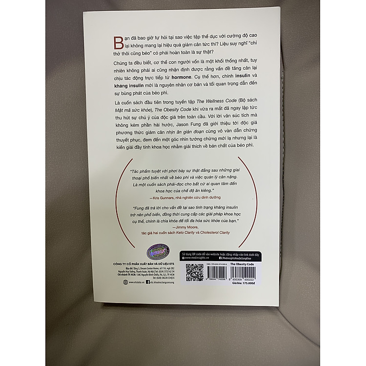 Giải Mã Bí Mật Giảm Cân - The Obesity Code (Tái Bản) - Ảnh 3