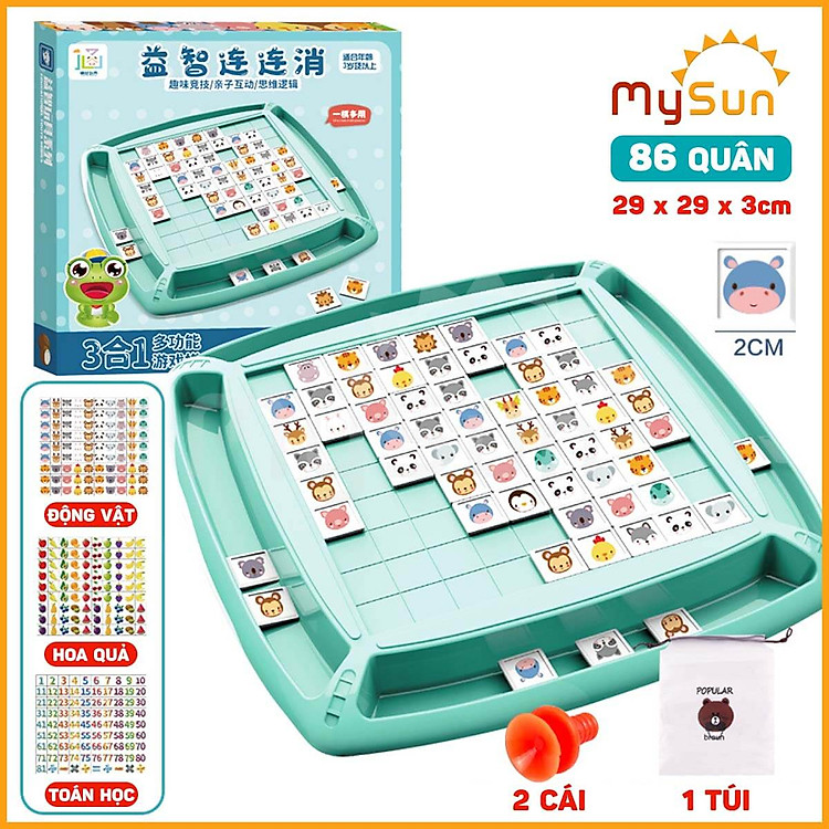 Mua tại Tiki: Mua Bộ trò chơi trí tuệ Lianliankan cho bé Chính hãng Giá tốt