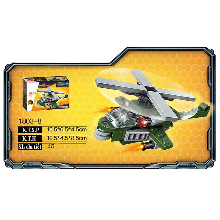 Đồ Chơi Lắp Ráp Cao Cấp Xe Tank Quân Sự 8IN1, Bộ Xe Mô Hình Xếp Hình Xe Tank Quân Sự, Bộ Quà Tặng Cho Bé.