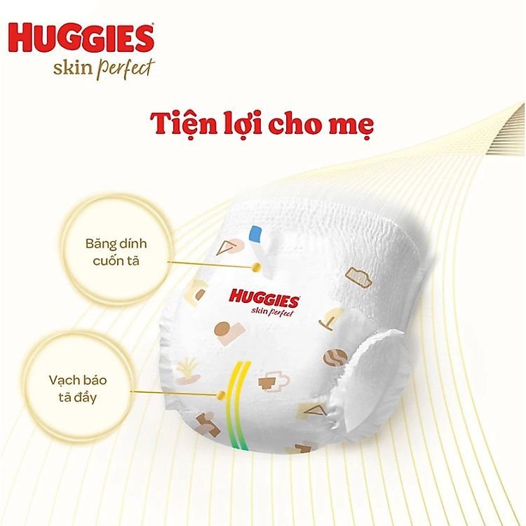 Tã quần Huggies Skin Perfect Rắn vàng Đảm bảo Tiết kiệm - Hình ảnh 4