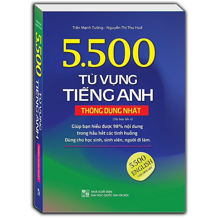 5500 Từ Vựng Tiếng Anh Thông Dụng Nhất (Bản Màu) – Tái Bản