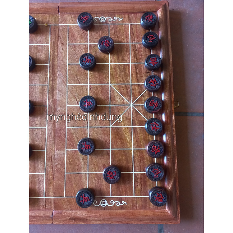 Mua Bàn cờ tướng gỗ hương đá 50x50cm Chính hãng Tiết kiệm - Hình ảnh 3