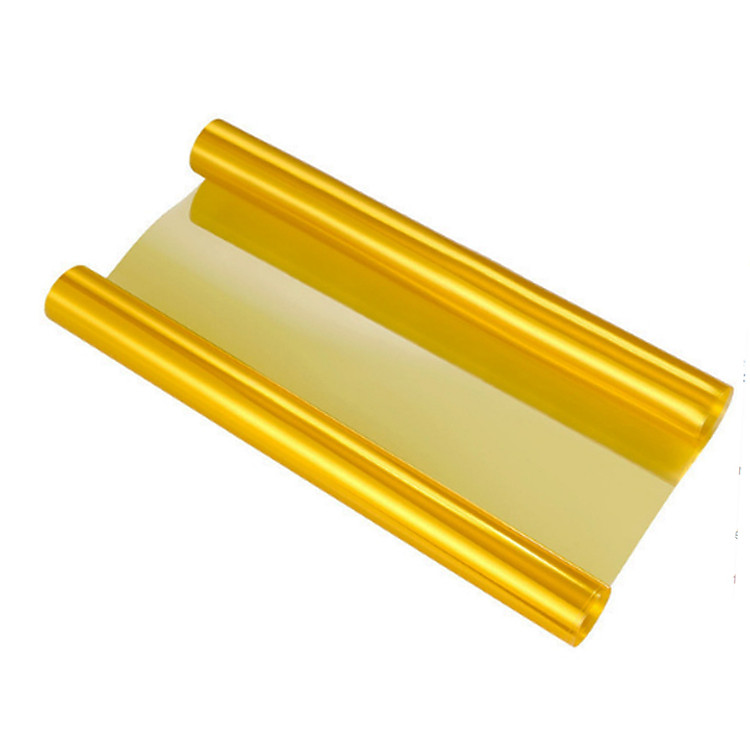 Phim Đề Can Dán Đèn Xe Ô Tô Tạo Màu Sắc Chống Xước 30x60cm Vàng