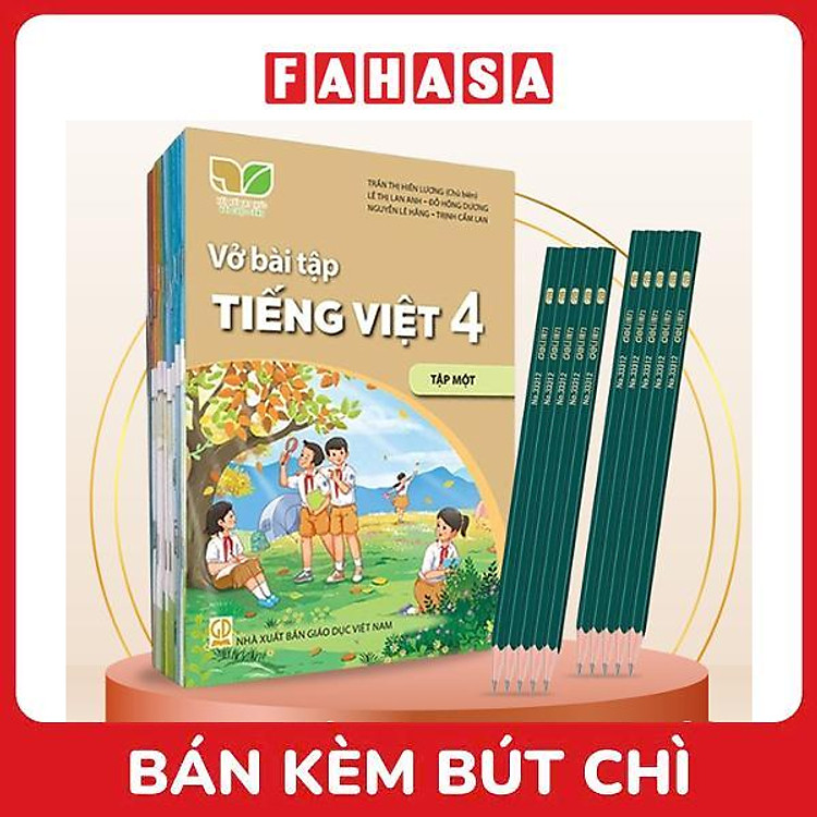 Sách Giáo Khoa Bộ Lớp 4 - Kết Nối - Sách Bài Tập (Bộ 11 Cuốn) (Không Sử + Địa) (Chuẩn) - Kèm 10 Bút Chì