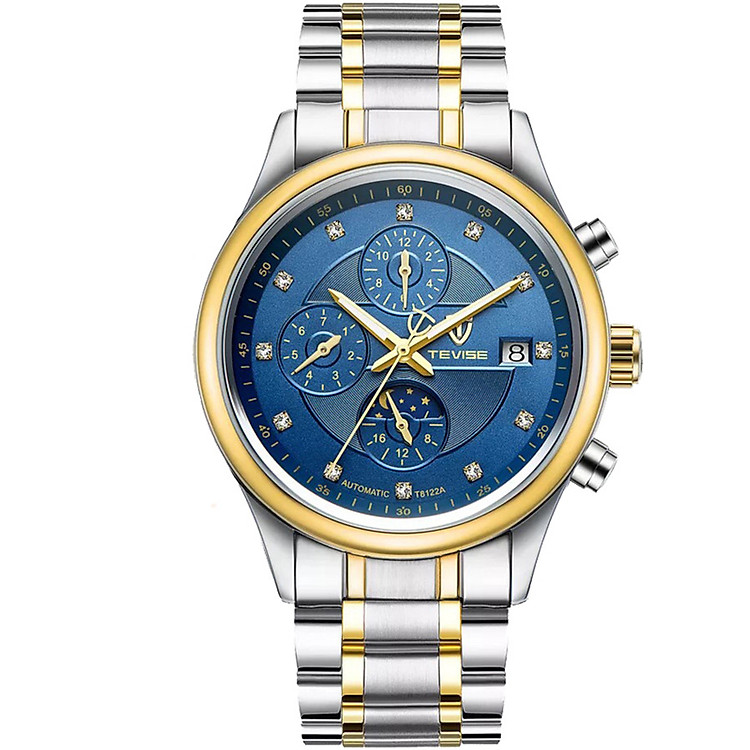Đồng Hồ Cơ Automatic Nam Dây Thép Thương Hiệu TEVISE T8122A
