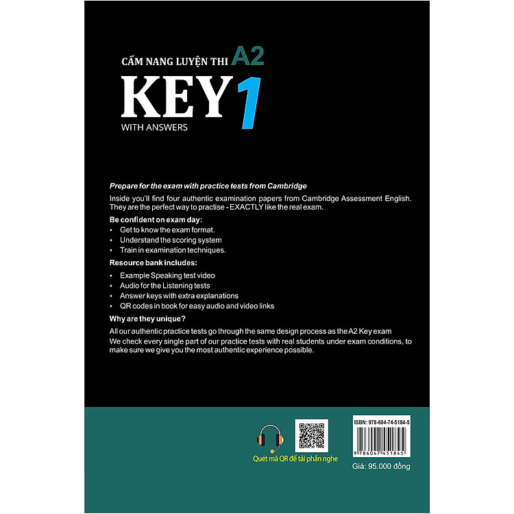 Cẩm Nang Luyện Thi A2 Key 1 With Answers