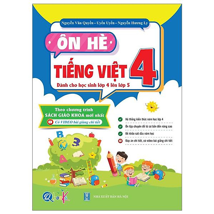 Ôn Hè Tiếng Việt 4 – Dành Cho Học Sinh Lớp 4 Lên Lớp 5