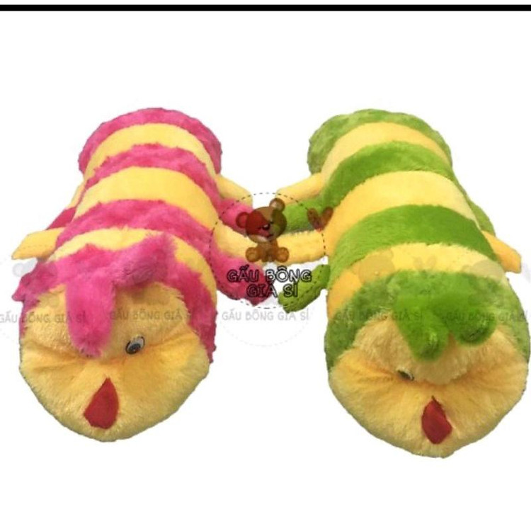 GẤU BÔNG SÂU ,GỐI ÔM HÌNH SÂU CHO BÉ ( kích thước 55cm)