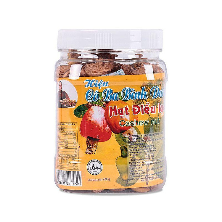 Hạt điều vỏ lụa Cô Ba Bình Dương 400g - 8935032210450