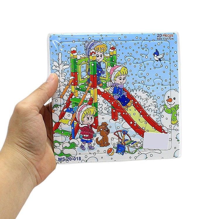 Bộ Xếp Hình Puzzle Minh Châu 20 Mảnh Chính hãng Giá tốt - Hình ảnh 4