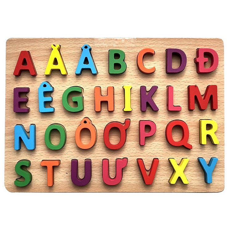Đồ chơi bảng chữ cái Tiếng Việt bằng gỗ