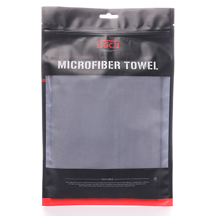 KHĂN LAU KHÔ KÍNH SGCB GUZZLER WEAVE DRYING WINDOW TOWEL(GREY) 40X40CM SGGD128