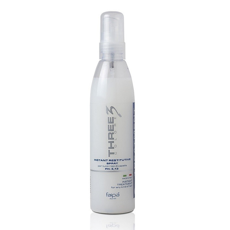 Nước xịt dưỡng tóc Faipa Three3 Colore Instant Restitutive Spray Instant Treatment 250ml