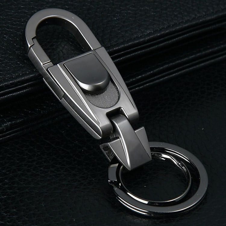 Móc Chìa Khóa Ô Tô, Xe Máy Cao Cấp – Đen bóng
