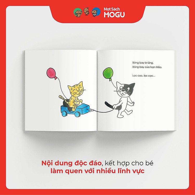 Truyện Ehon bé 1-2-3 tuổi - Bóng bay lơ lửng - Ảnh 6