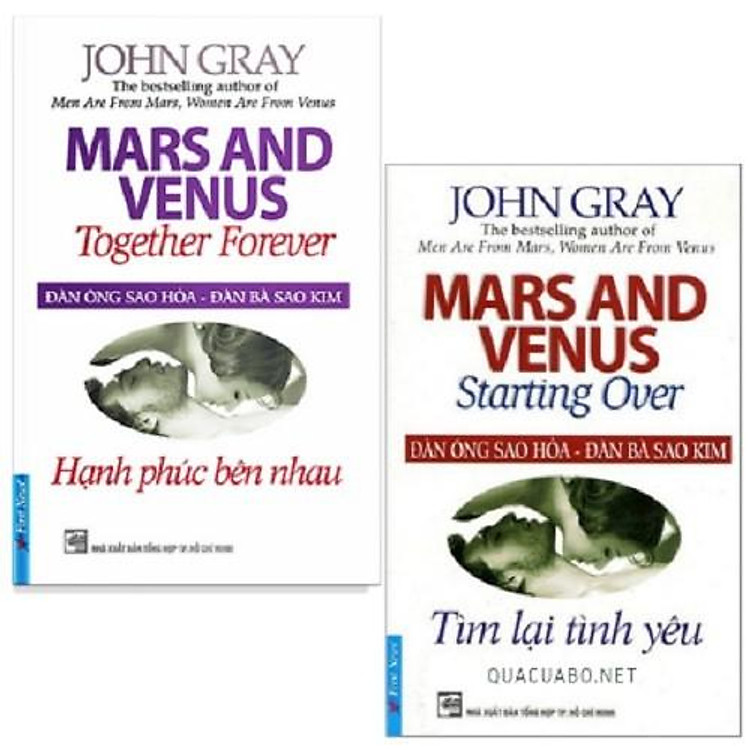 Combo Đàn ông Sao Hỏa, Đàn bà Sao kim (Hạnh phúc bên nhau + Tìm lại tình yêu ) - FirstNews