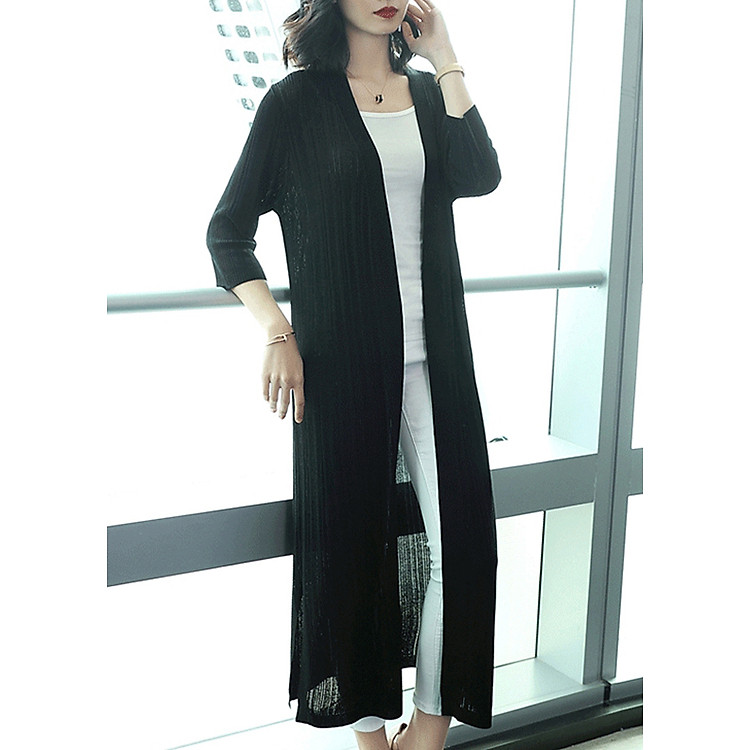 Áo Khoác Cardigan Nữ Form Dài