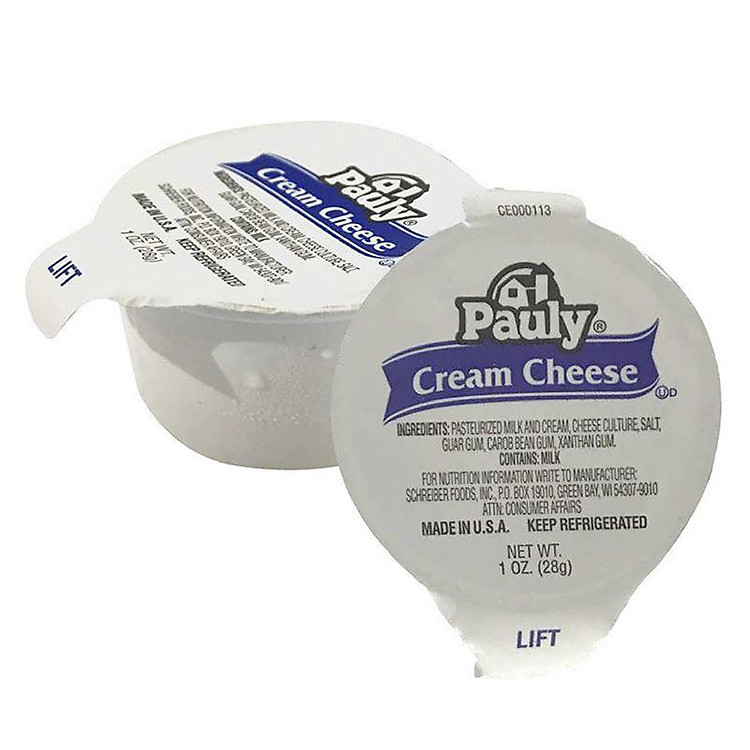 Phô Mai Kem Pauly (28G x 6 Hũ) - 8936029163001