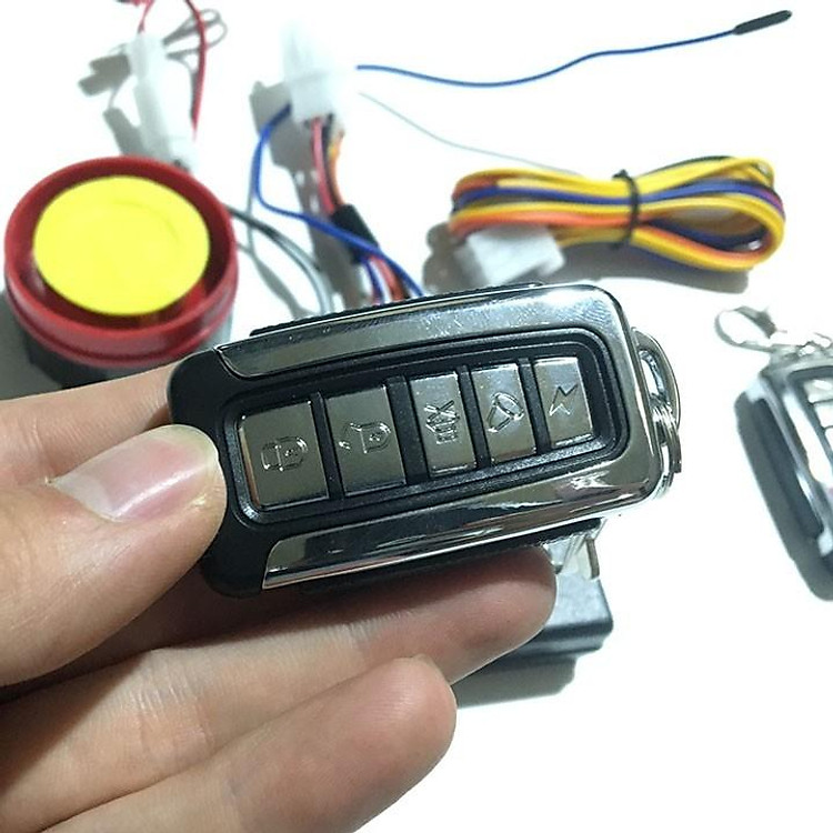 KHÓA CHỐNG TRỘM XE MÁY CAO CẤP 2 KHIỂN