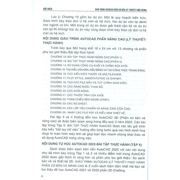 GIÁO TRÌNH AUTOCAD - PHẦN CƠ BẢN (Tái bản lần 1) - Ảnh 5