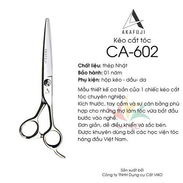 Kéo cắt tóc VIKO CA-602 (size 6.0 inches)