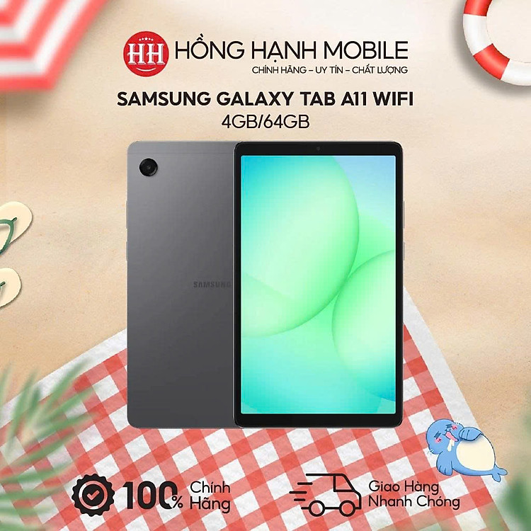 Máy Tính Bảng Samsung Galaxy Tab A11 Wifi 4GB/64GB - Hàng Chính Hãng