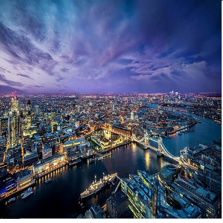 Tranh ghép 1000 mảnh: London về đêm