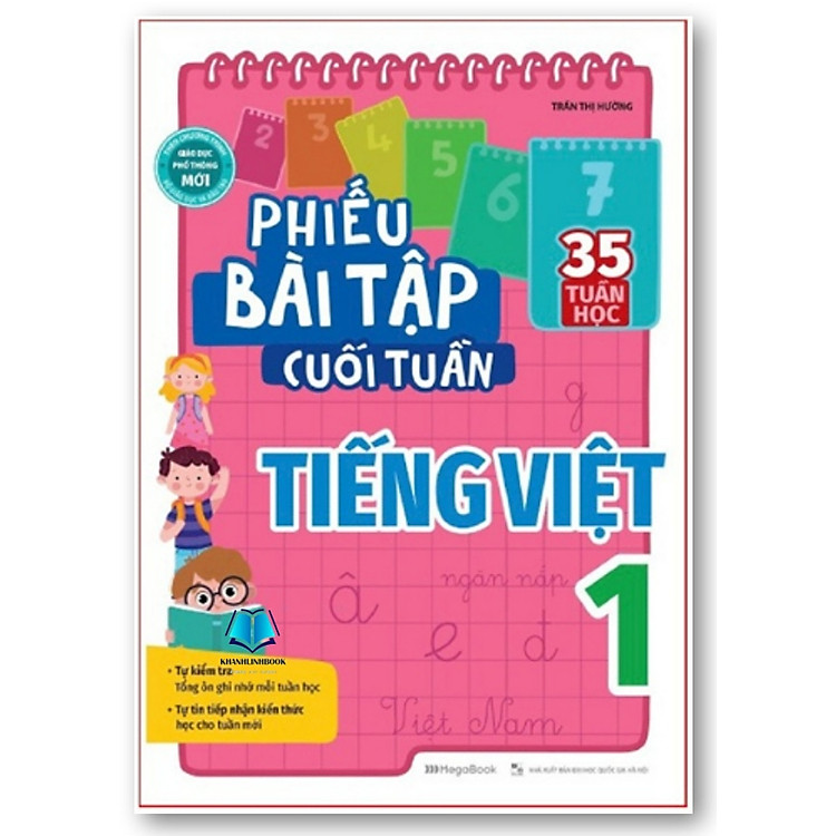 Phiếu Bài Tập Cuối Tuần môn Tiếng Việt Lớp 1+2+3+4+5 – Lớp 1