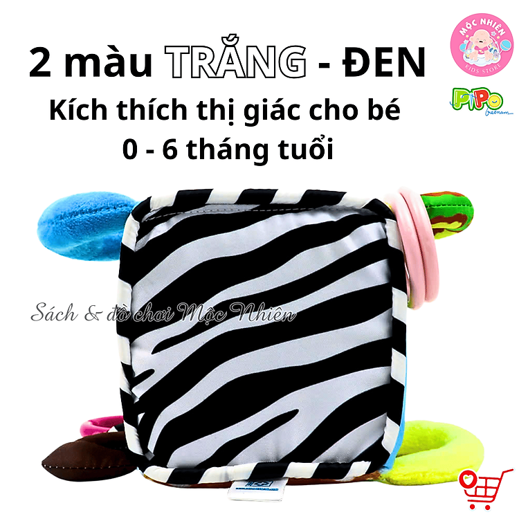 Khối vải luyện kỹ năng cho bé PiPoVietnam Chính hãng Tiết kiệm - Hình ảnh 5