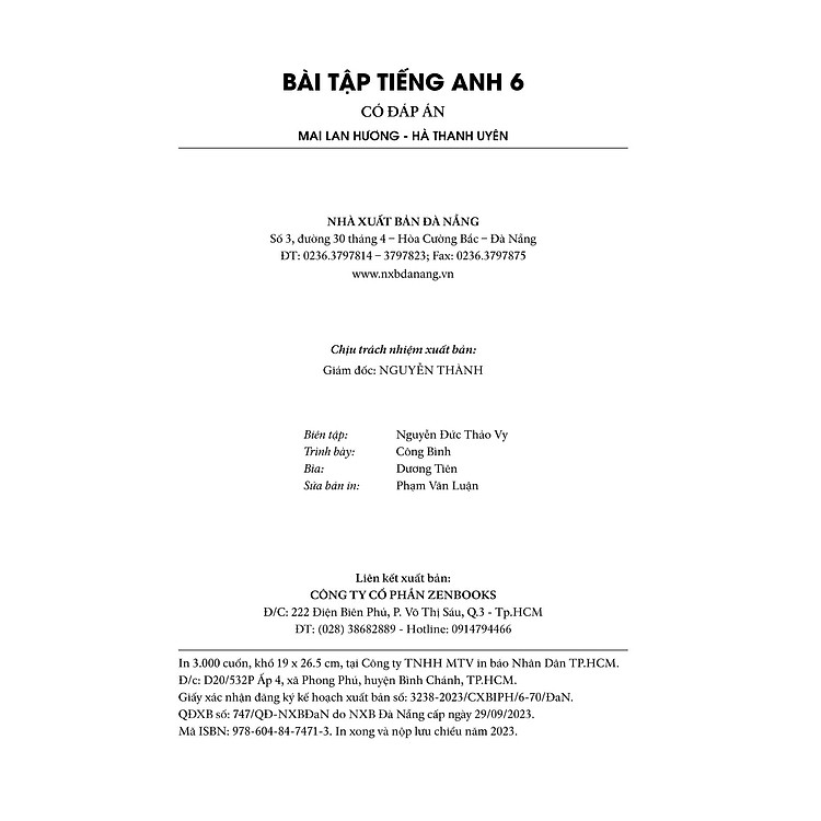 Bài Tập Tiếng Anh Lớp 6 Tập 2 (Có Đáp Án) - Ảnh 2
