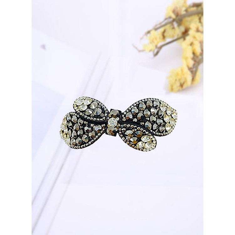 Kẹp Tóc Phối Đá Hình Nơ Nhỏ Xinh Xắn - LH790